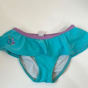 Children’s place swim bottom blue ruffle size 6x/7
